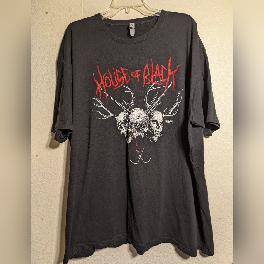 Next Level AEW House Of Black Graphic T-Shirt - Black Pre-owned